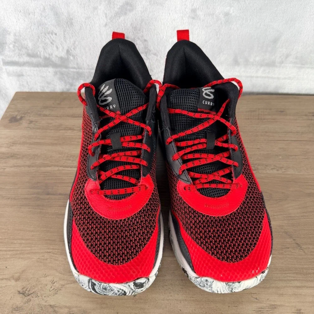 Under Armour Curry 3Zer0 24‎ Basketball Shoes Red Black 3027626-003 Mens Size 9